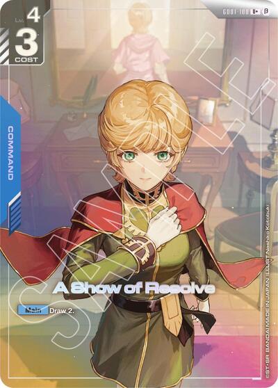 A Show of Resolve (U+)