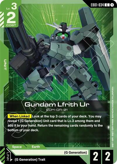 Gundam Lfrith Ur - Eternal Nexus Gundam spoiler