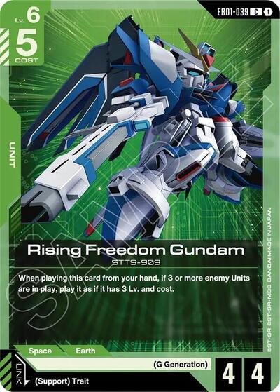 Rising Freedom Gundam - Eternal Nexus Gundam spoiler