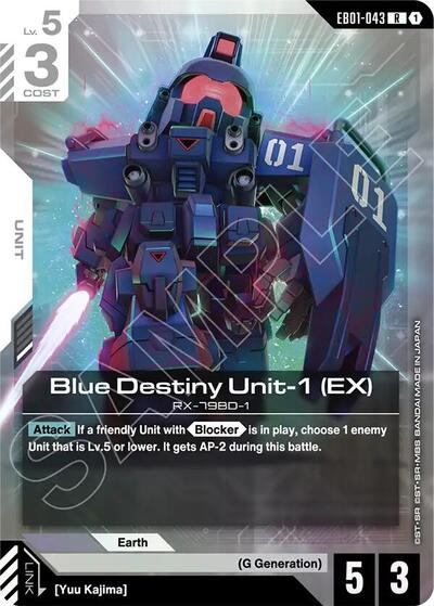 Blue Destiny Unit-1 (EX) - Eternal Nexus Gundam spoiler