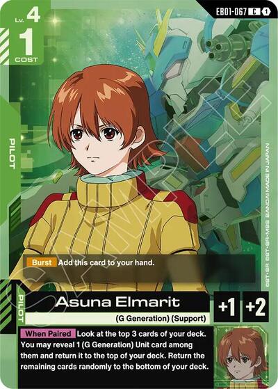 Asuna Elmarit - Eternal Nexus Gundam spoiler