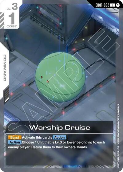 Warship Cruise - Eternal Nexus Gundam spoiler