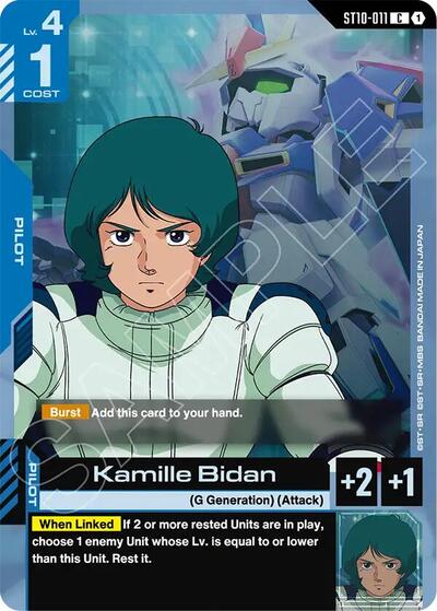 Kamille Bidan - Starter Deck 10: Generation Pulse Gundam spoiler