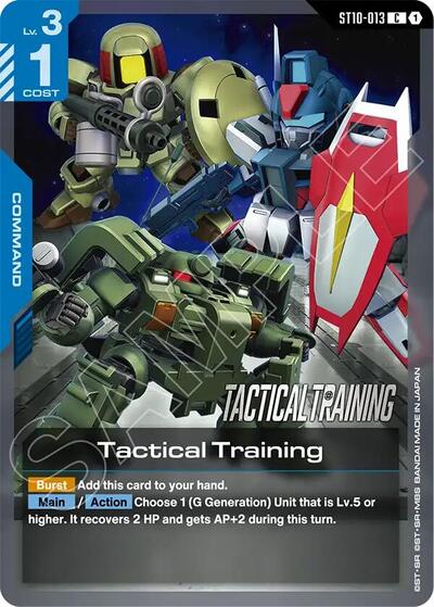 Tactical Training - Starter Deck 10: Generation Pulse Gundam spoiler
