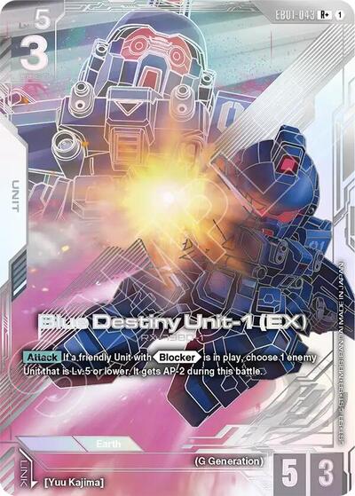 Blue Destiny Unit-1 (EX) (R+) - Eternal Nexus Gundam spoiler