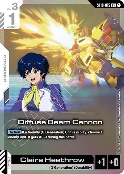 Diffuse Beam Cannon (C+) - Starter Deck 10: Generation Pulse Gundam spoiler