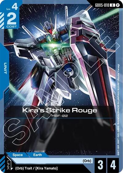 Kira's Strike Rouge - Freedom Ascension Gundam spoiler