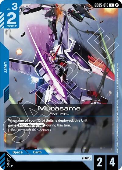 Murasame - Freedom Ascension Gundam spoiler