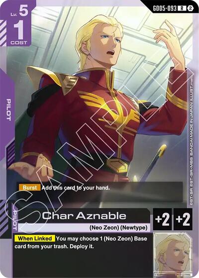 Char Aznable - Freedom Ascension Gundam spoiler