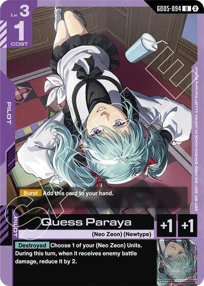 Quess Paraya - Freedom Ascension Gundam spoiler