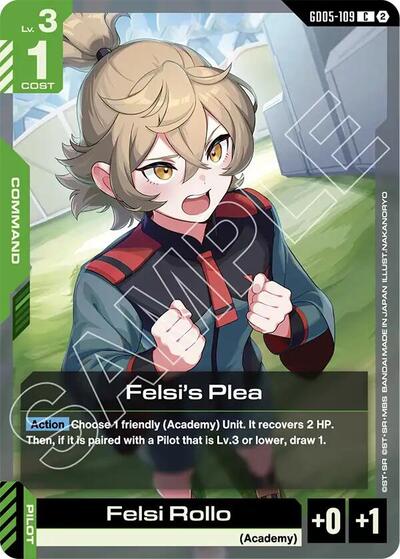 Felsi's Plea - Freedom Ascension Gundam spoiler