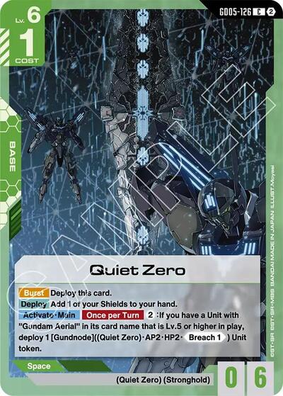 Quiet Zero - Freedom Ascension Gundam spoiler