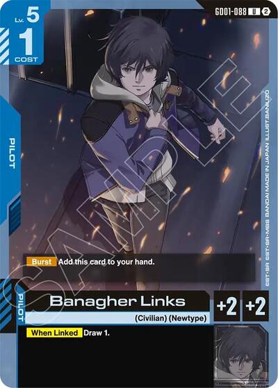 Banagher Links - Deck Build Box Freedom Ascension Gundam spoiler