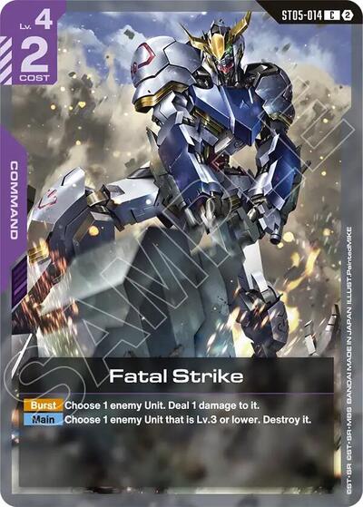 Fatal Strike - Deck Build Box Freedom Ascension Gundam spoiler