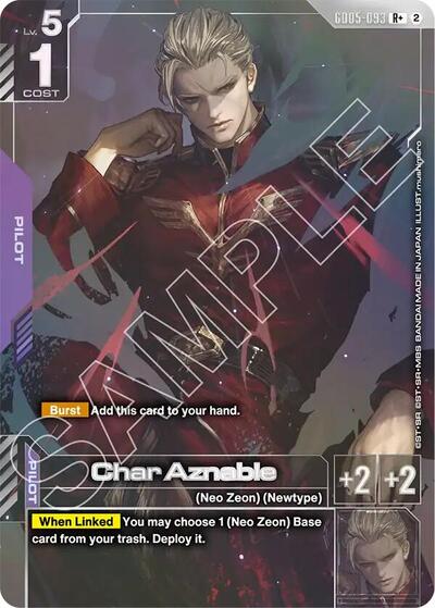 Char Aznable (R+) - Freedom Ascension Gundam spoiler