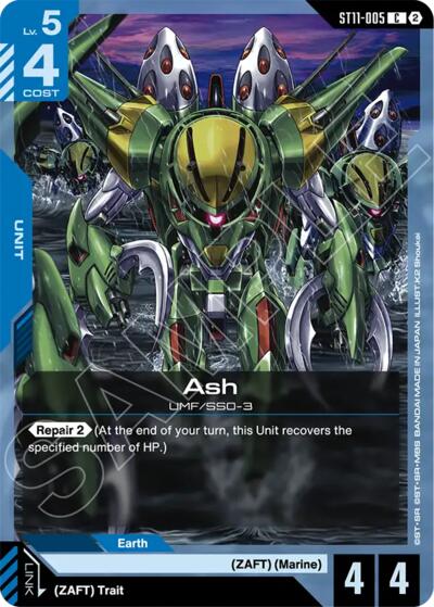 Ash - Starter Deck 11: Aquatic Assault Gundam spoiler