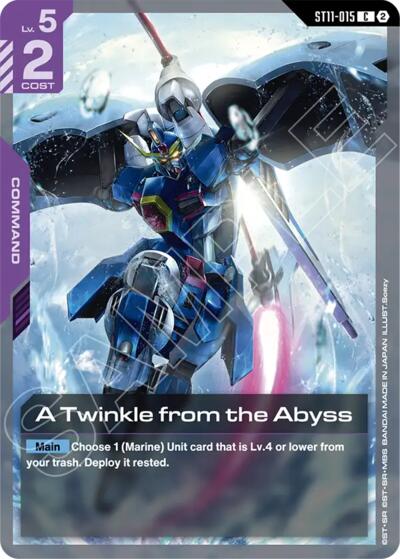 A Twinkle from the Abyss - Starter Deck 11: Aquatic Assault Gundam spoiler