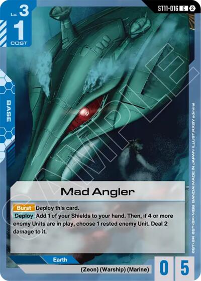 Mad Angler - Starter Deck 11: Aquatic Assault Gundam spoiler