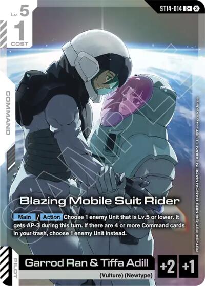 Blazing Mobile Suit Rider (C+)