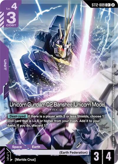 Unicorn Gundam 02 Banshee (Unicorn Mode) (C+)
