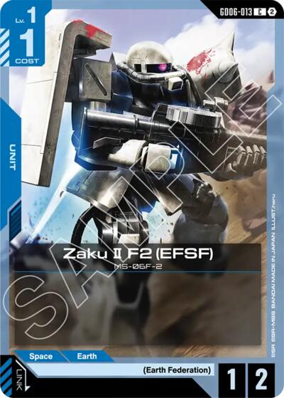 Zaku II F2 (EFSF) - Stardust Trails Gundam spoiler