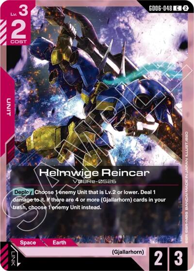 Helmwige Reincar - Stardust Trails Gundam spoiler