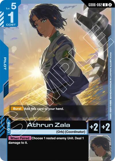 Athrun Zala - Stardust Trails Gundam spoiler