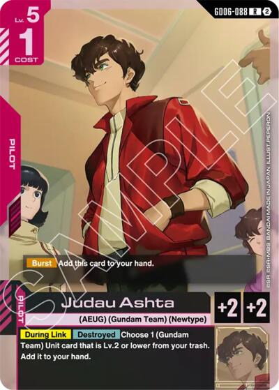 Judau Ashta - Stardust Trails Gundam spoiler