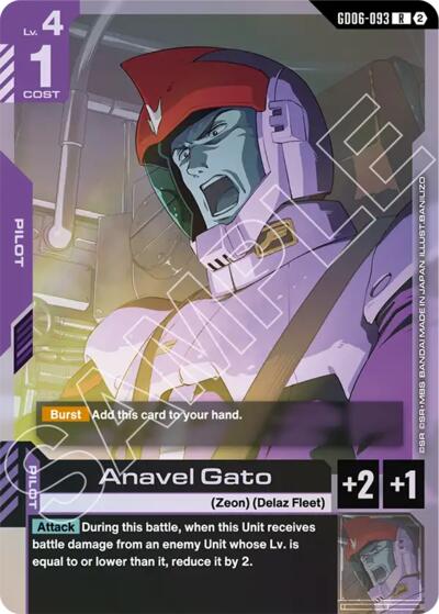 Anavel Gato - Stardust Trails Gundam spoiler