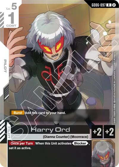 Harry Ord - Stardust Trails Gundam spoiler