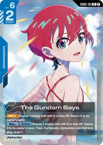The Gundam Says - Stardust Trails Gundam spoiler