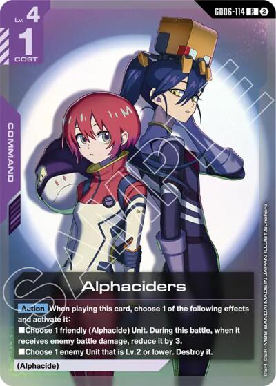 Alphaciders - Stardust Trails Gundam spoiler