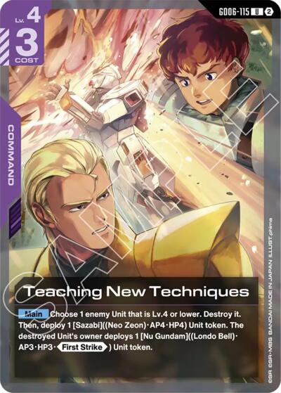 Teaching New Techniques - Stardust Trails Gundam spoiler