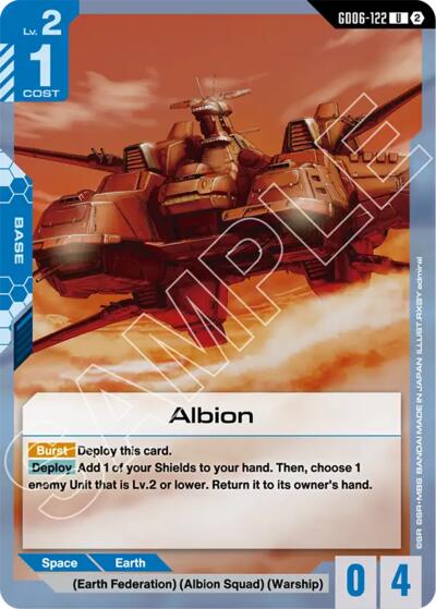 Albion - Stardust Trails Gundam spoiler
