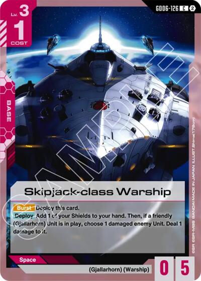 Skipjack-class Warship - Stardust Trails Gundam spoiler