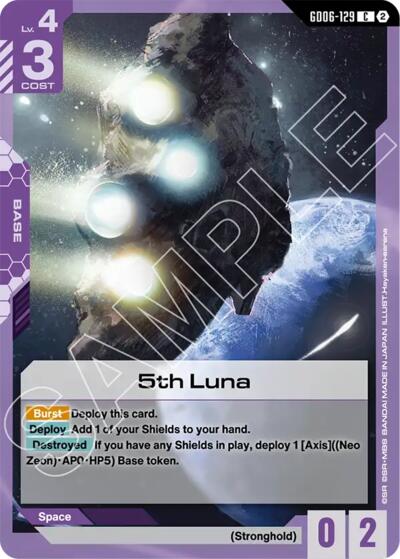 5th Luna - Stardust Trails Gundam spoiler