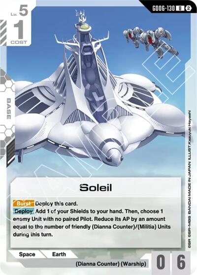 Soleil - Stardust Trails Gundam spoiler