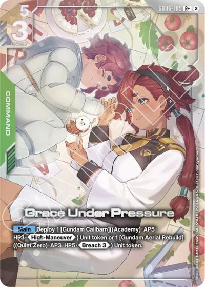 Grace Under Pressure (R+)